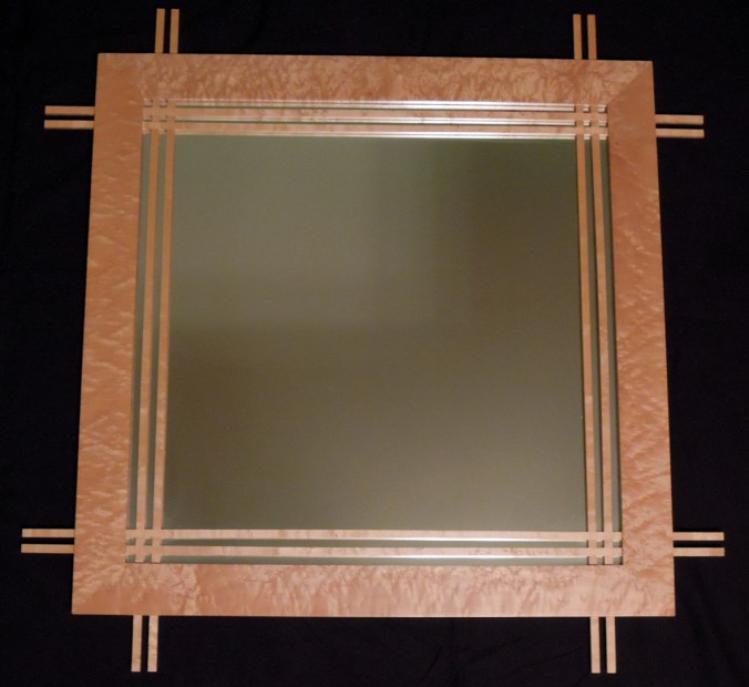 Concept Tile and Design Scott Klandl Birds Eye Maple Mirror Vermont