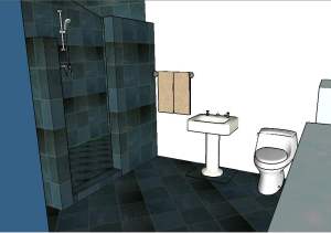 Concept Tile and Design Scott Klandl Vermont 3D Modeling Sketchup Slate 